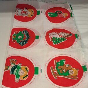 Vintage cabbage patch kids Christmas ornament maker fabric